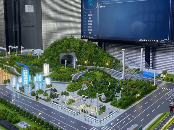 公路鐵路交通仿真沙盤